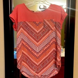 Dress shirt small coral in colo